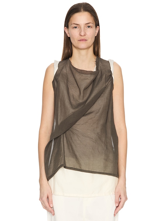 The Row Inawa Top in Brown | FWRD