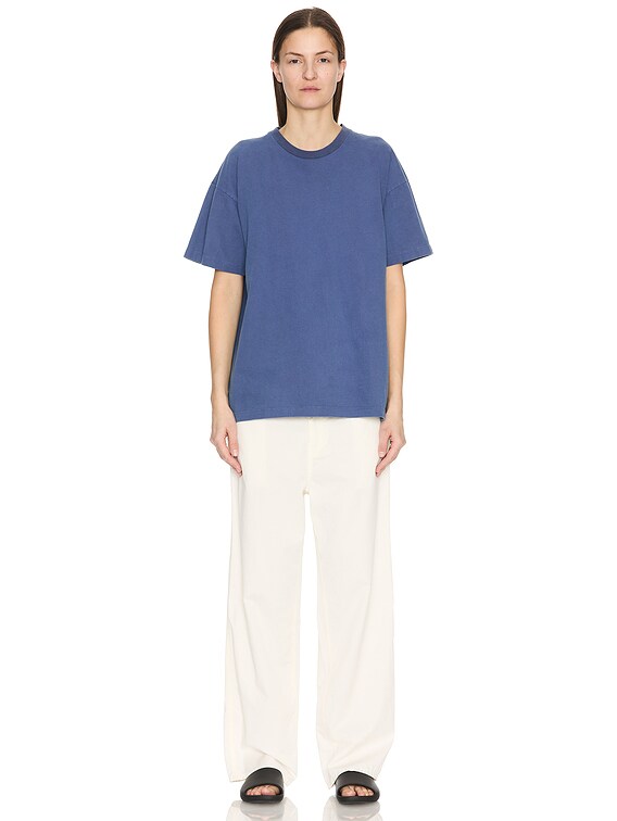 【関税込み】the row Lavinia' T-shirt Lavinia T-Shirt White in Cotton – The Row