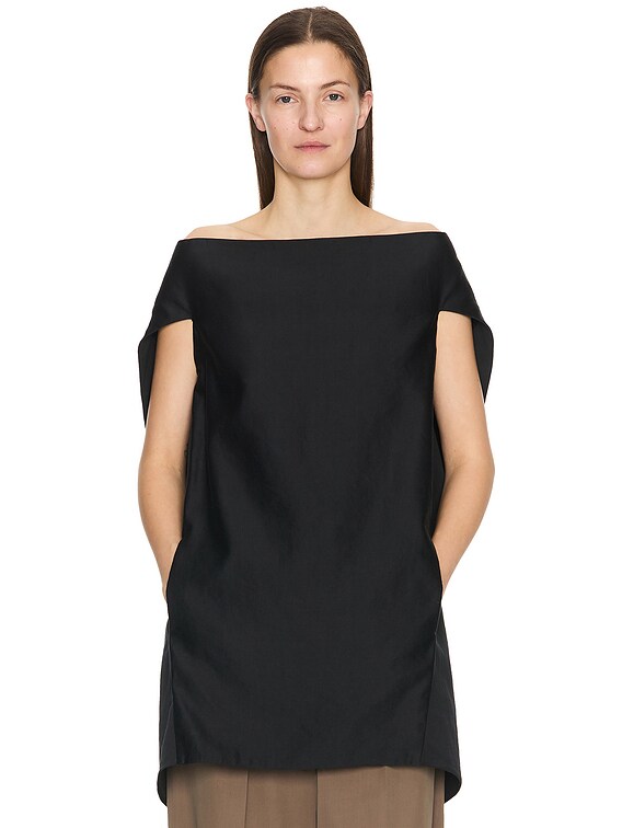 The Row Pallenberg Top in Black | FWRD