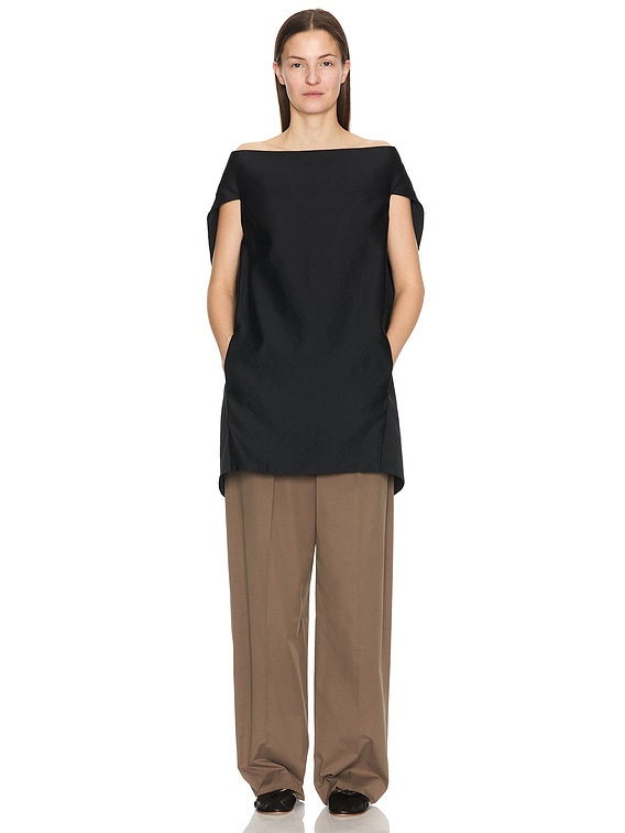 The Row Pallenberg Top in Black | FWRD