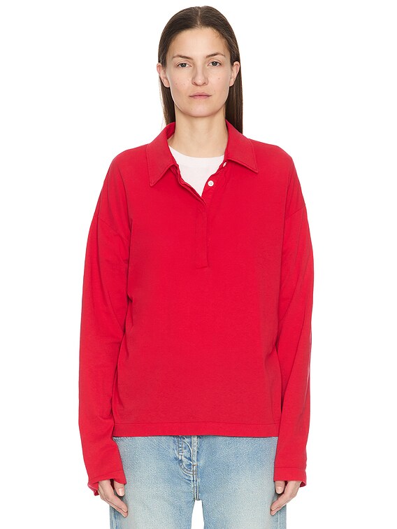 The Row Roddie Top in Red | FWRD
