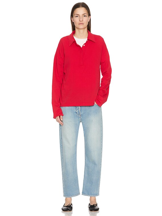 The Row Roddie Top in Red | FWRD