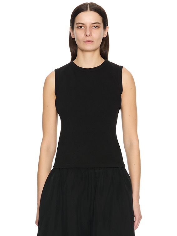 The Row Wody Top in Black | FWRD