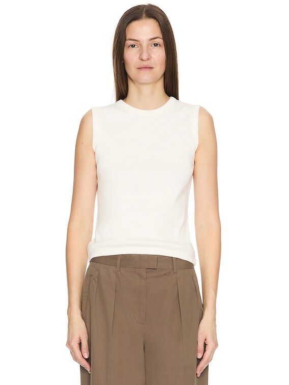 The Row Wody Top in White | FWRD