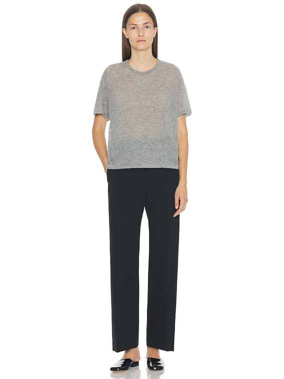 The Row Lila Top in Grey Melange | FWRD