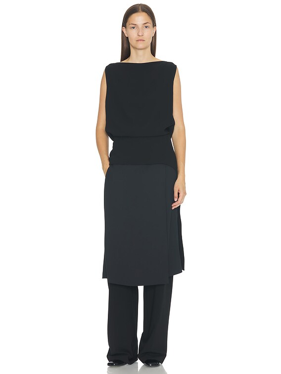 【新品未使用】THE ROW LEOND TOP The Row White Leon Long Sleeve T-shirt The Row