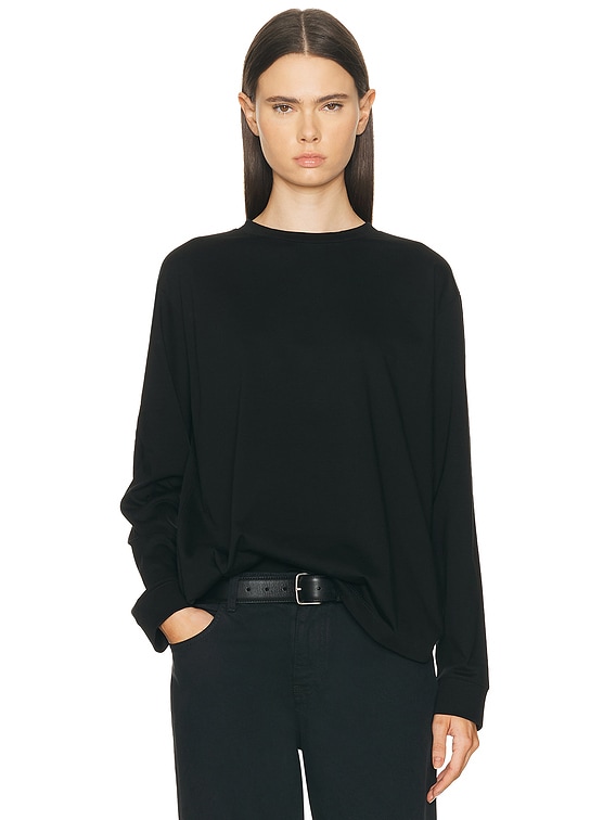 The Row Ciles R Top in Black | FWRD