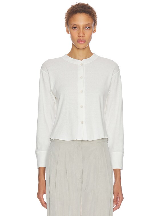The Row Gano Top in White | FWRD