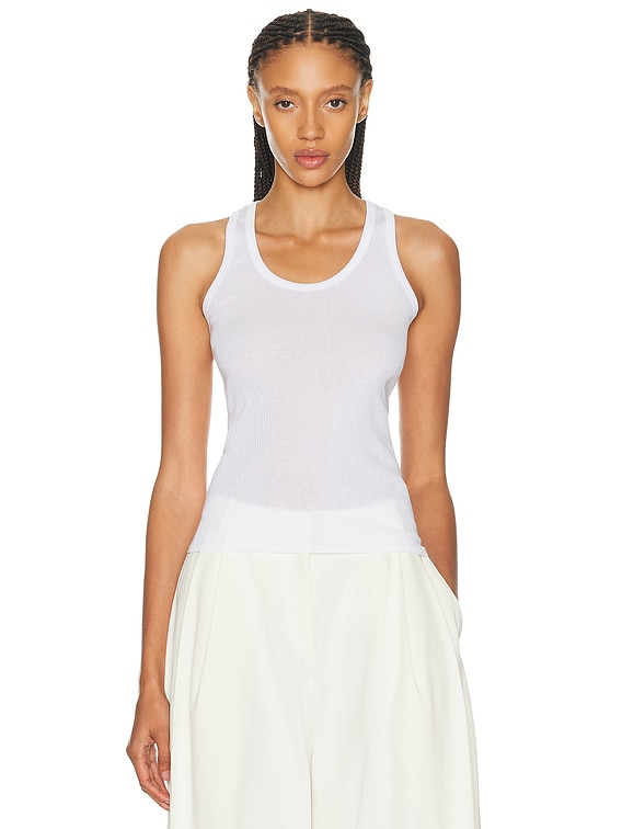 The Row Cendrea Top in White | FWRD