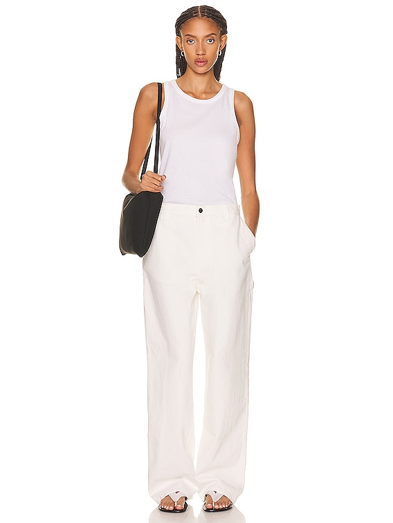 THE ROW Tikea Dress XS ホワイト The Row Tikea Dress in Optic White | FWRD