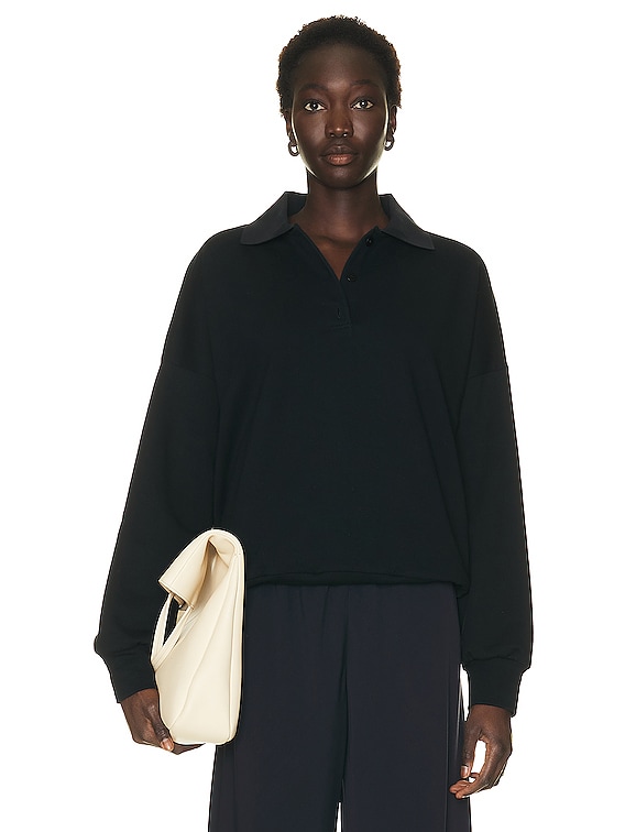 The Row Corzas Top in Dark Navy | FWRD