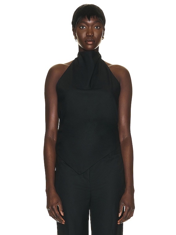The Row Bence Top in Black | FWRD