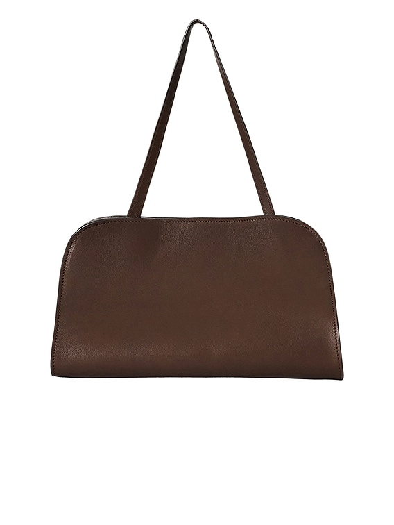 The Row Peggy Clutch Bag in Deep Brown ANS | FWRD