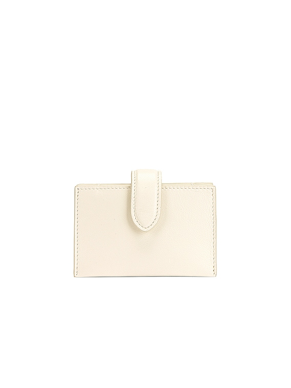 The Row Multi Card Case in Ivory PLD | FWRD