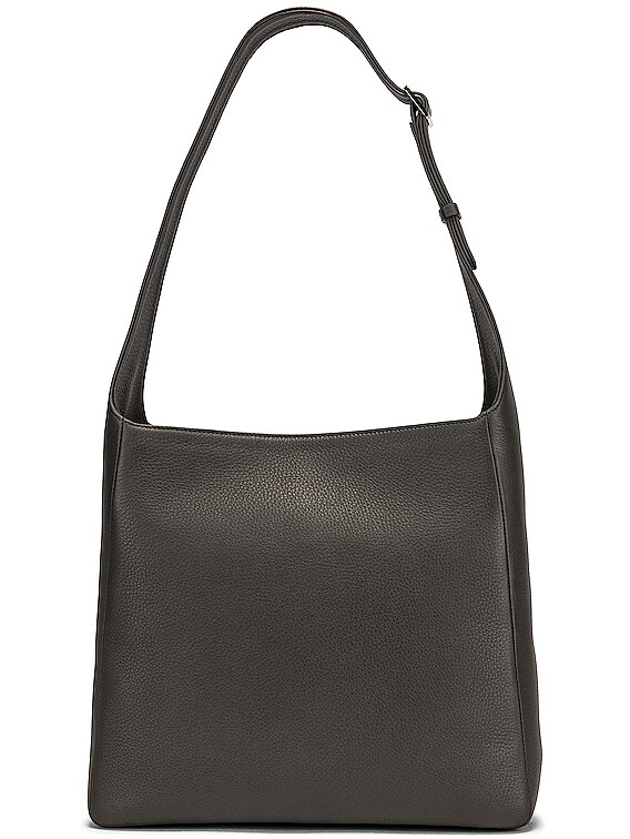 The Row Piper Shoulder Bag in Charcoal PLD FWRD