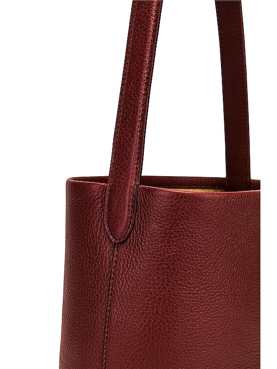 The Row Small N/s Park Tote Bag in Terracotta Pld