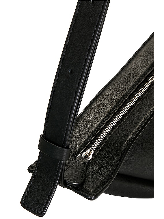 The Row Small Slouchy Banana Bag in Black PLD | FWRD
