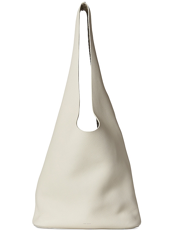 Bindle Three Grain Leather Bucket Hobo