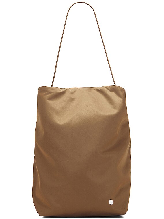 The Row Large N/S Park Tote in Coffee PLD | FWRD