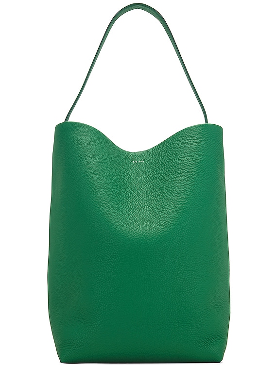 The Row Large Park Tote Bag in Emerald | FWRD