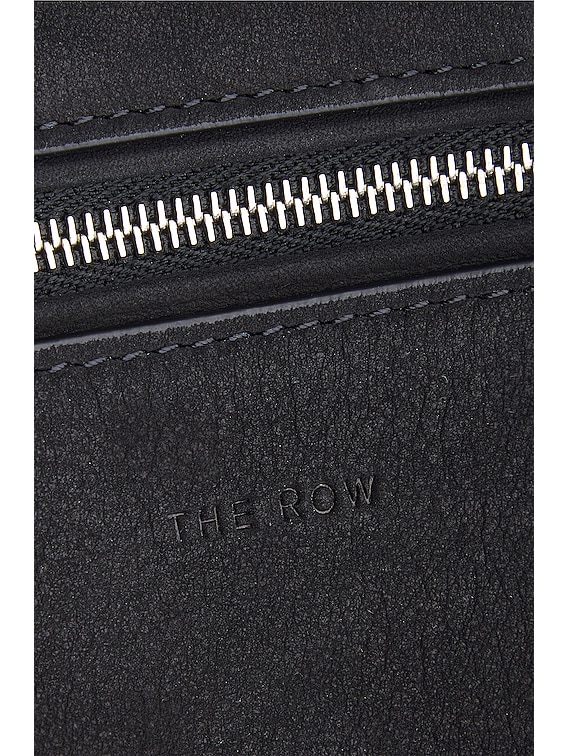 The Row Large Morgan Bag in Black in Black PLD | FWRD