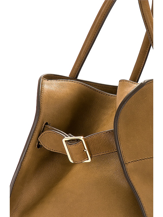 The Row Soft Margaux 15 Bag in Muschio Shg FWRD