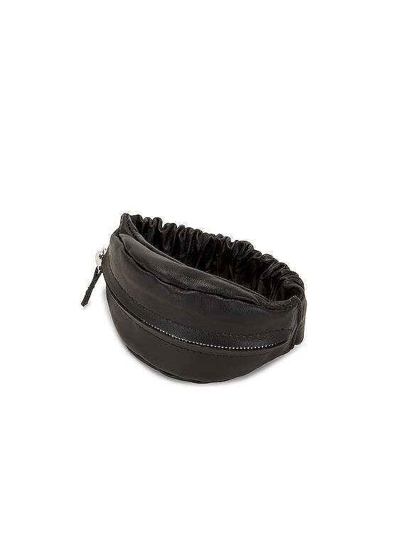 The Row Coin Wristlet in Black FWRD