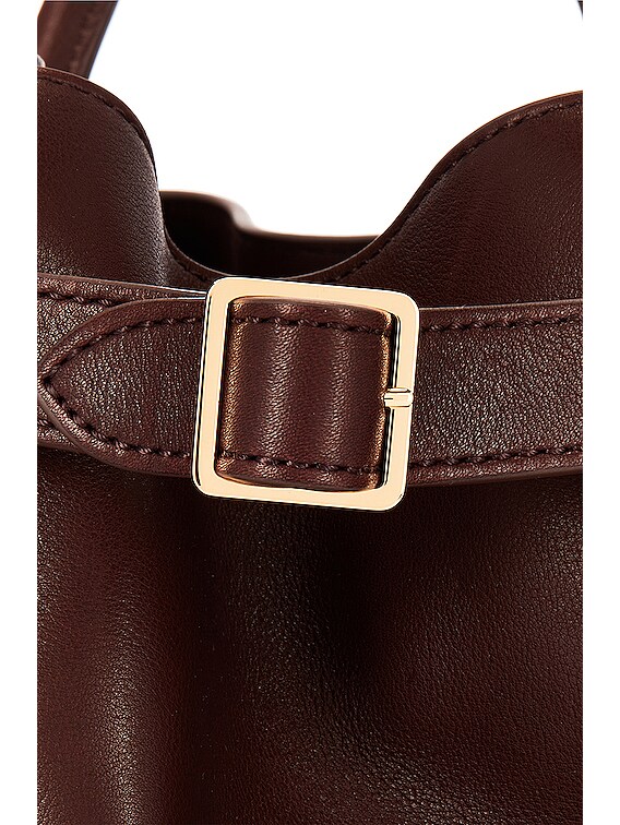 【THE ROW】Margaux10 バーガンディ スムースレザー The Row SOFT MARGAUX 10 バッグ - Burgundy | FWRD
