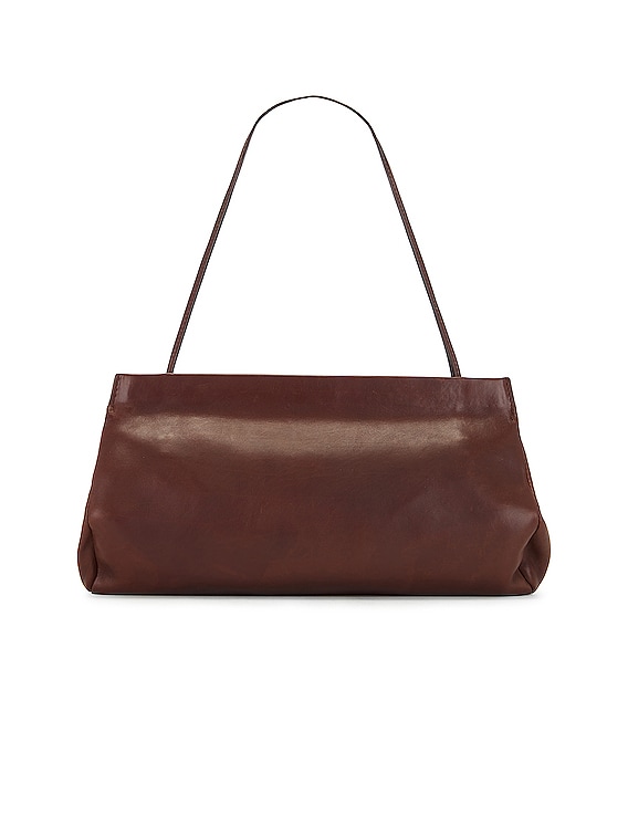 The Row Abby Shoulder Bag in Chocolate PLD FWRD