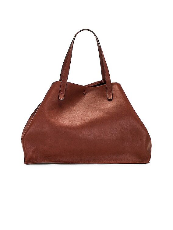 The Row XL Idaho Tote Bag in Cognac SHG FWRD