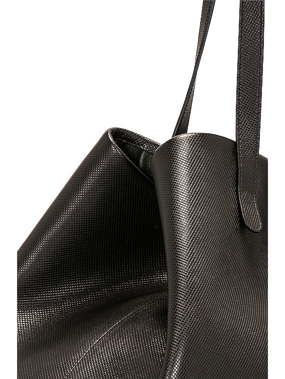 Saint Laurent diagonal zip-fastening tote bag - Black