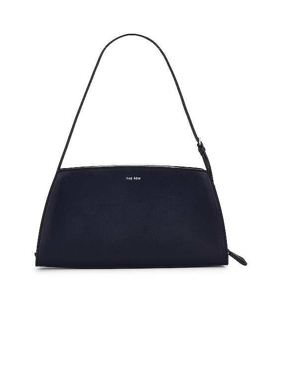 The Row Dalia Baguette Bag in Navy PLD FWRD