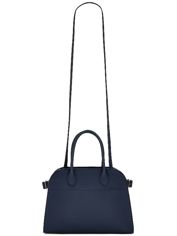 The Row Soft Margaux 10 Bag in Indigo Pld FWRD