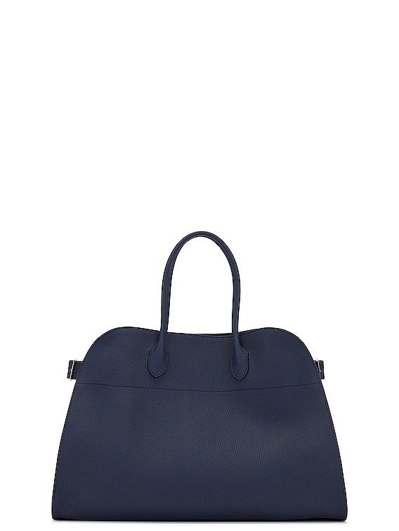 The Row Soft Margaux 17 Bag in Indigo Pld FWRD