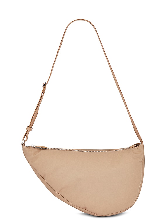 The Row - Small Slouchy Banana Bag in Leather - Ivory - One Size