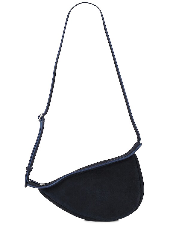 The Row Small Slouchy Banana Bag in Dark Navy PLD FWRD