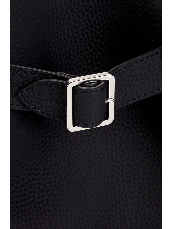 The Row Soft Margaux 12 Bag in Black PLD | FWRD