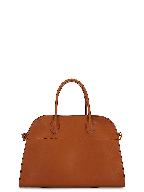 THE ROW ☆Soft Margaux 12 Sac Grain Leather ダークトープ The Row | Soft Margaux 12 dark brown leather bag | Savannahs