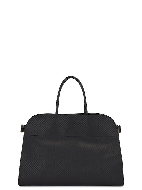 The Row Margaux 17 Bag in Black SHG FWRD