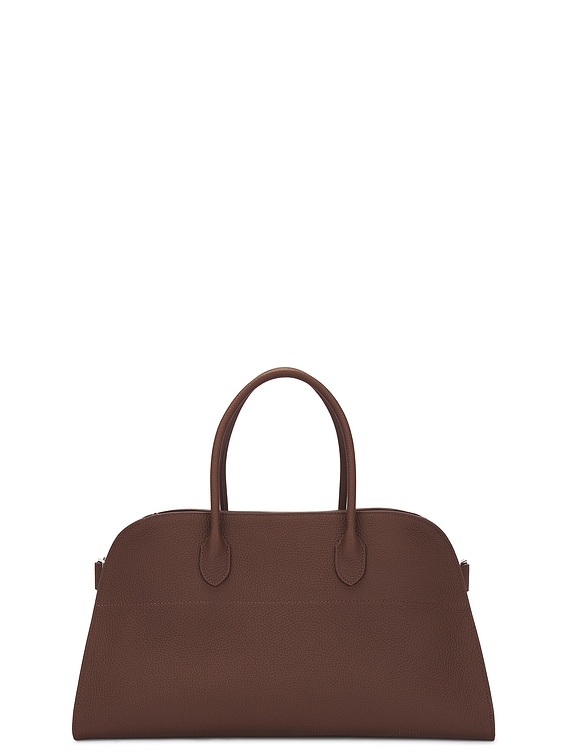 The Row EW Margaux Bag in Dark Mocha FWRD