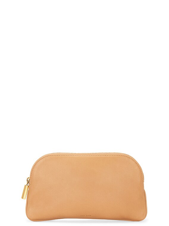 THE ROW CIRCLE POUCH ポーチ The Row ポーチ - Cream Ang | FWRD