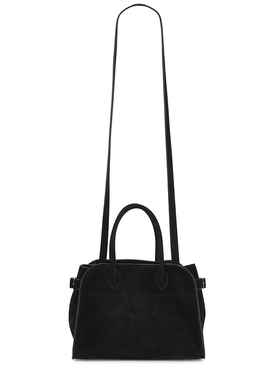 The Row Soft Margaux 10 Bag in Black SG | FWRD The Row Soft Margaux 10 Bag in Black SG | FWRD
