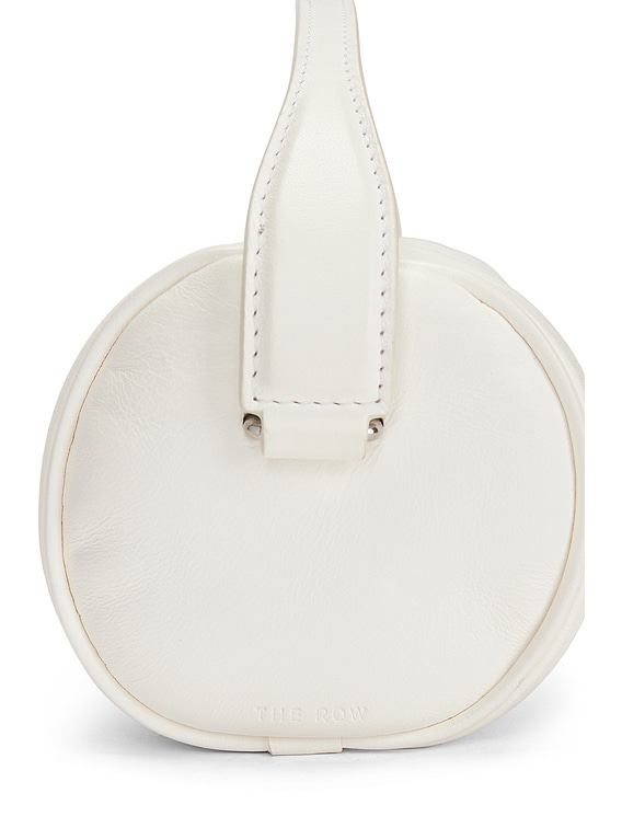 The Row Round 90's Bag in Optic White ANS | FWRD