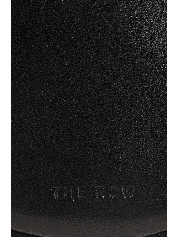 The Row Round Pouch in Black ANS | FWRD
