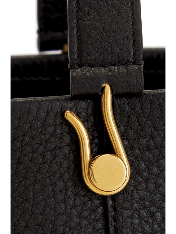 ハンドバッグ [The Row] Small NS Tote Hook Bag in Leather The Row: Women's Small N/S Tote Hook Bag (Black) | DSMNY E-SHOP