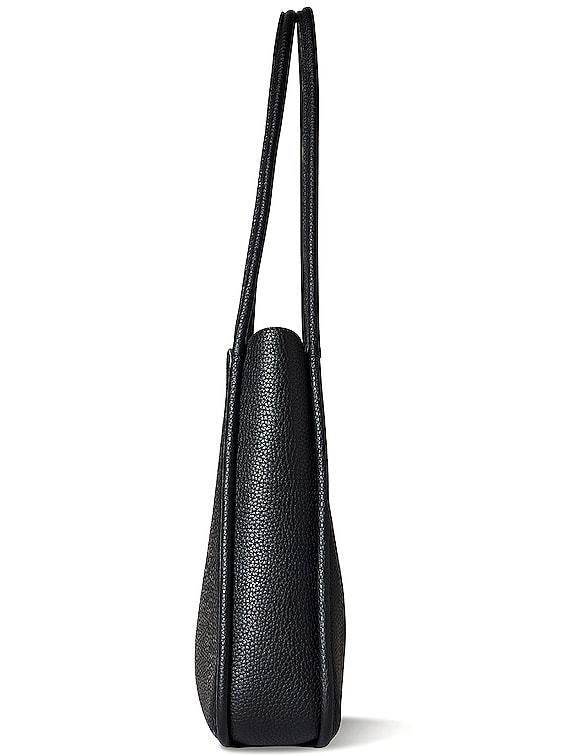 The Row Symmetric Grain Leather Tote in Black FWRD