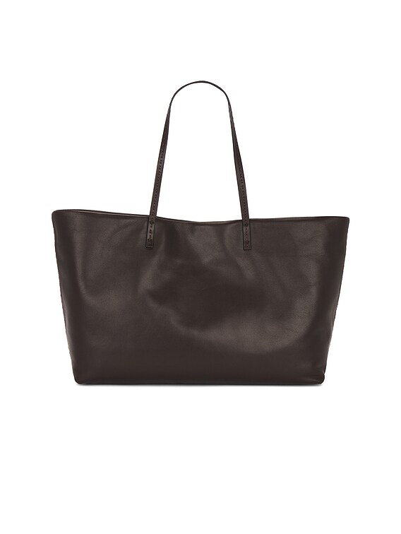THE ROW*ミニマルスタイル*デイリーにフィット*Nuance Tote Bag The Row Nuance Tote Bag in Dark Brown PLD | FWRD