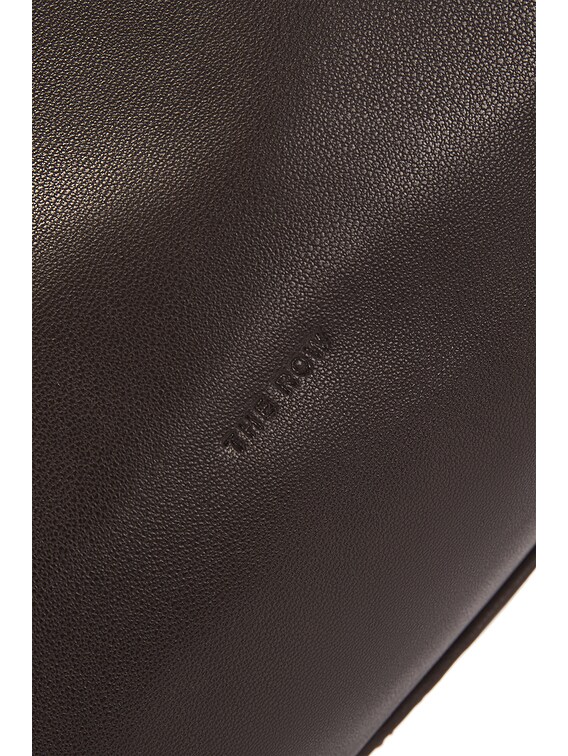 The Row Nuance Tote Bag in Dark Brown PLD | FWRD