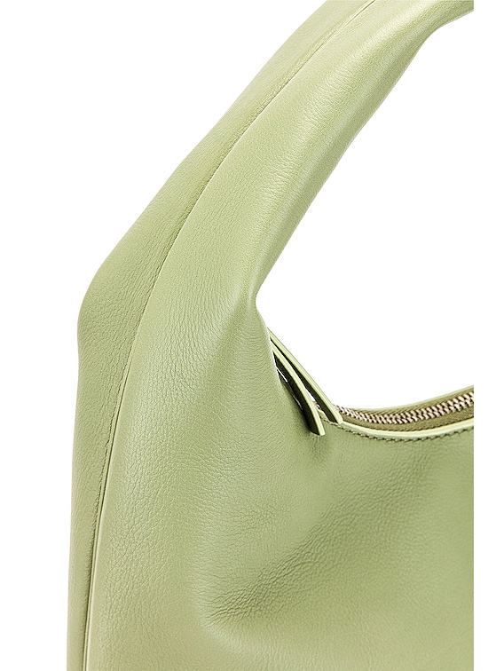 Green Leather Purse Everyday Leather Bag Leather Hobo Bag 