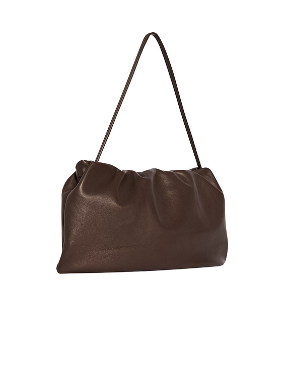 The Row Xl Bourse in Brown Melange Ans | FWRD